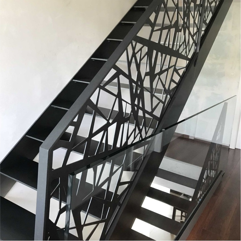 Customized  Decorative Panel Stair Railing