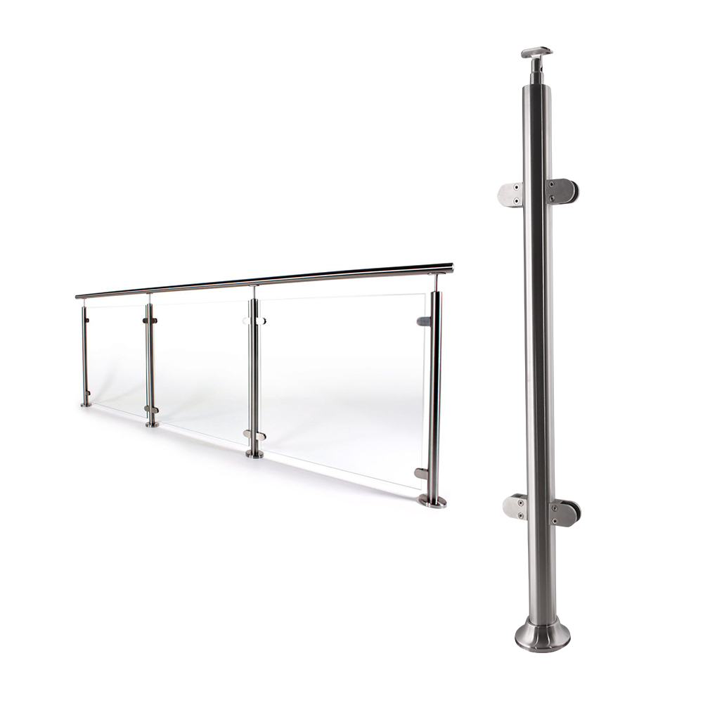 Stainless Steel  Round Tube Railing Post