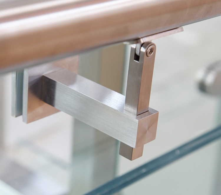 stainless steel handrail support brackets