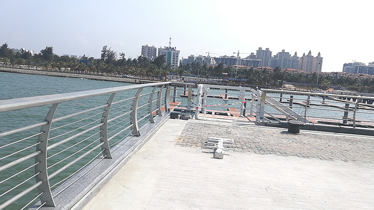 Railing of West Bank Wharf Project in Haikou City