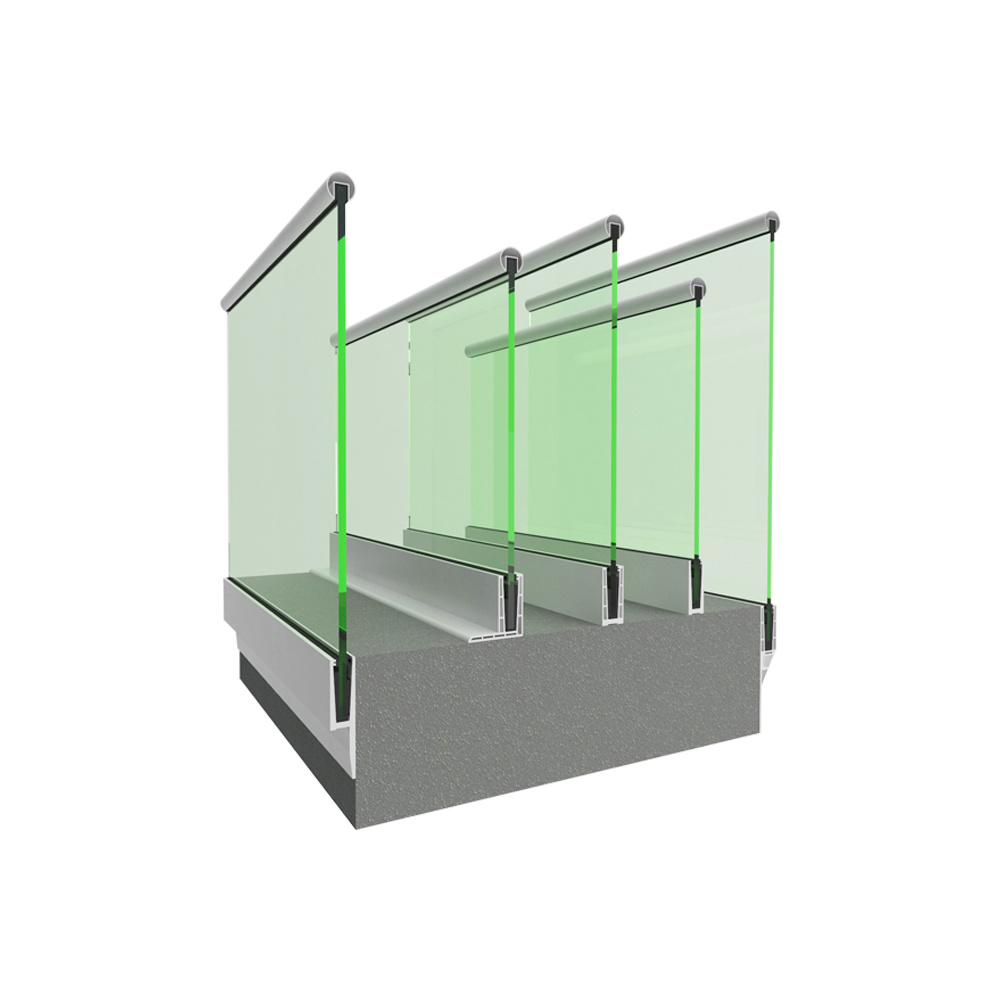 glass balustrade channel system