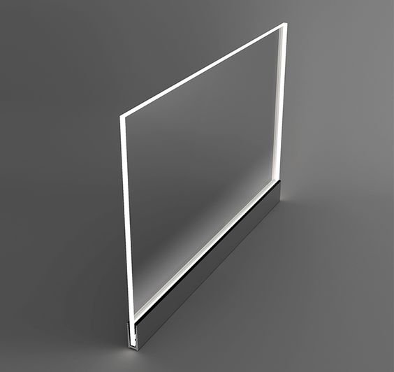 u channel glass railing